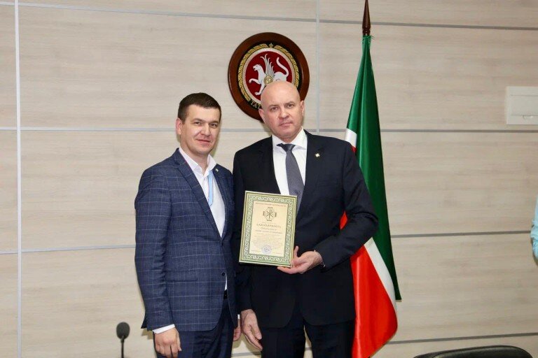 Благодарность Рябцову М.В.