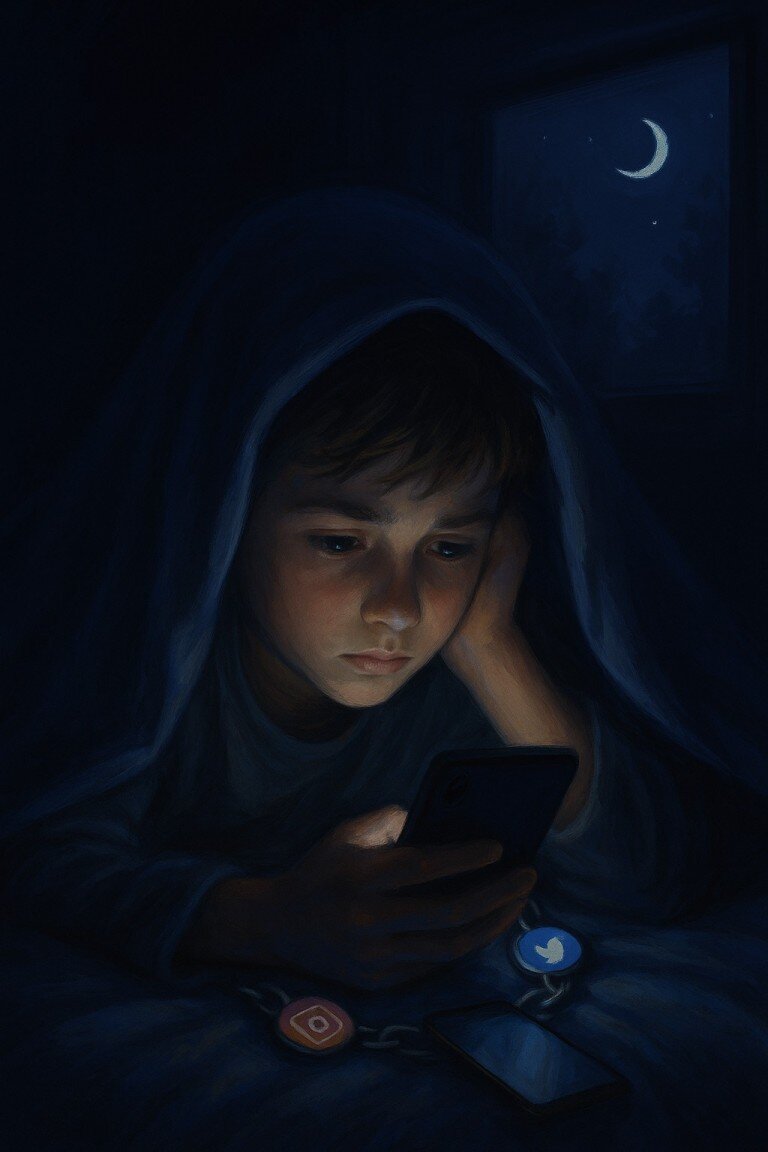 Нарушение сна у детей из-за чрезмерного использования гаджетов